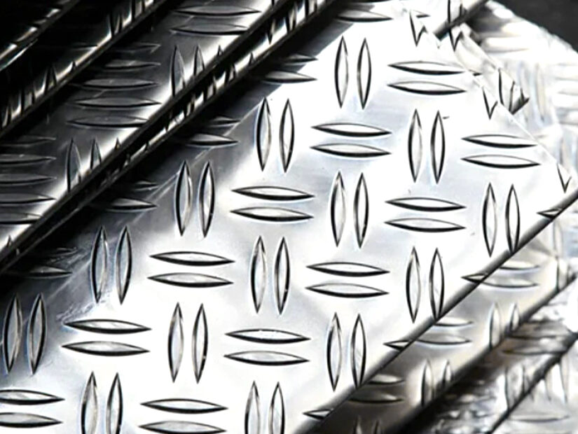 Lamina de aluminio antiderrapante