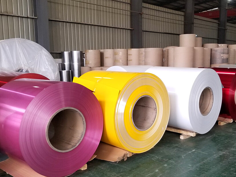 Bobina de aluminio recubierta de color PVDF08