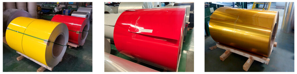 Bobina de aluminio recubierta de color PVDF