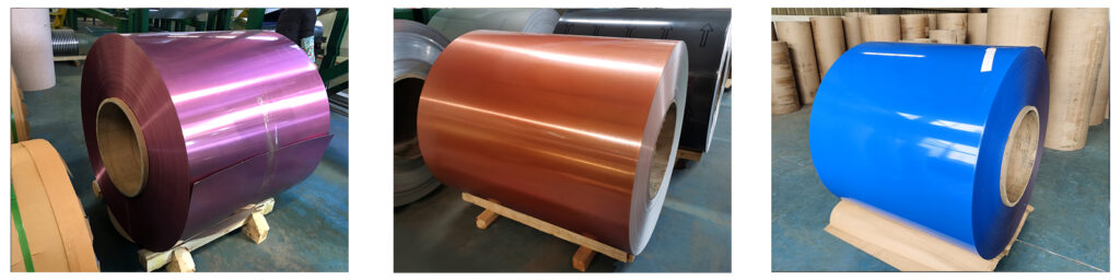Bobina de aluminio recubierta de color PE05